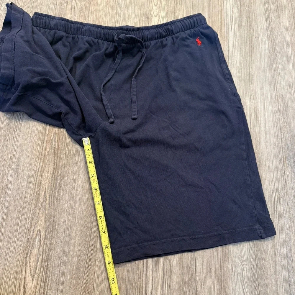 Polo Ralph Lauren Mens Medium‎ Cotton Lounge Shorts Navy